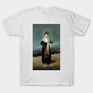 Portrait of the Marquesa de Santiago by Francisco Goya T-Shirt